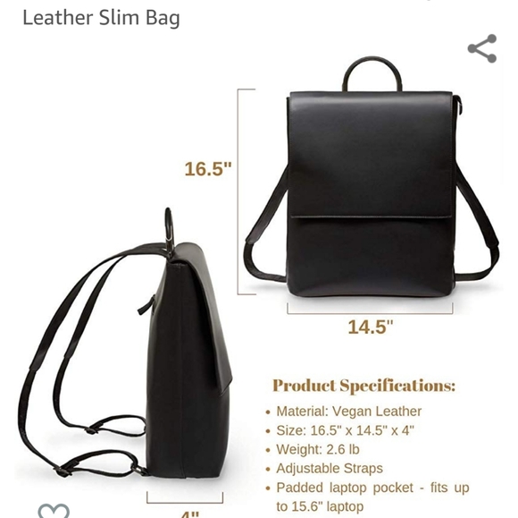 bresconi laptop backpack